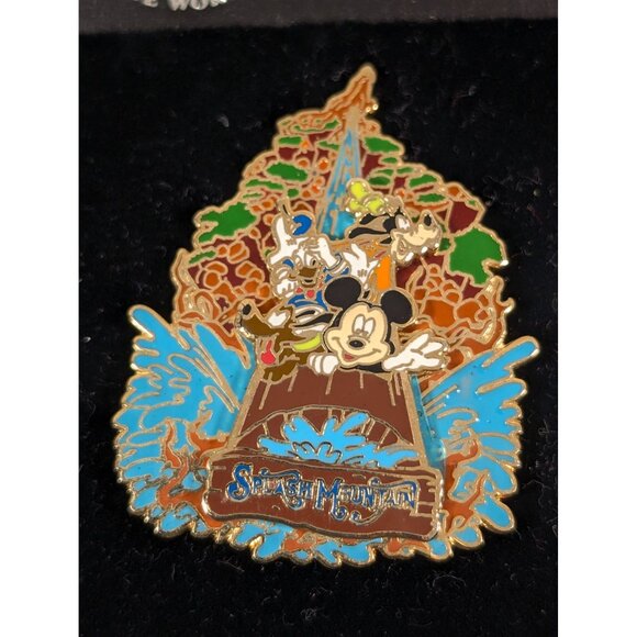 Disney 2002 Splash Mountain Slider Trading Pin NEW - Picture 2 of 6